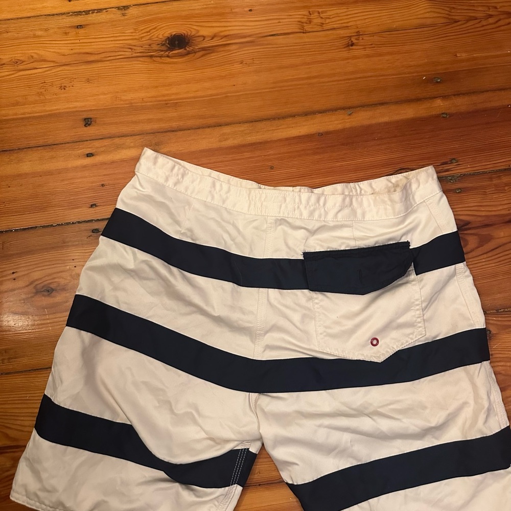 Iron & Resin Black and White Board Shorts